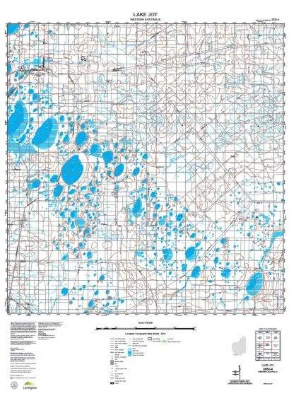 2630-4 Lake Joy Topographic Map by Landgate (2015)