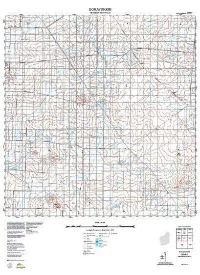 2634-2 Borayukkin Topographic Map by Landgate (2015)