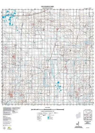 2635-1 Boodarockin Topographic Map by Landgate (2015)