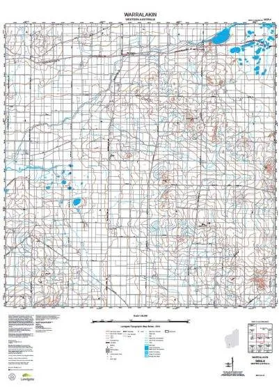 2635-4 Warralakin Topographic Map by Landgate (2015)