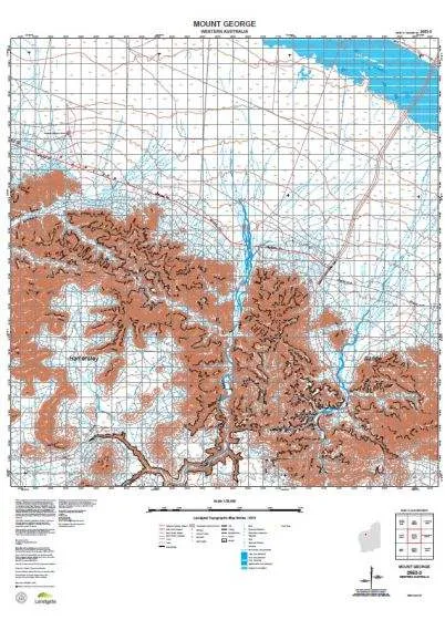 2653-3 Mount George Topographic Map by Landgate (2015)