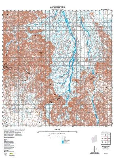 2654-3 Mooratherra Topographic Map by Landgate (2015)