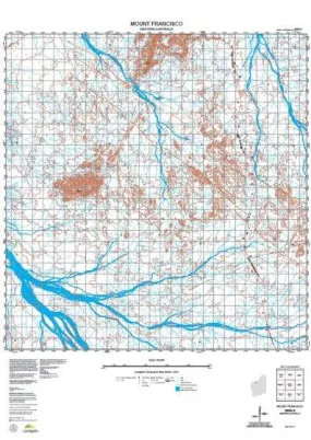 2655-3 Mount Francisco Topographic Map by Landgate (2015)