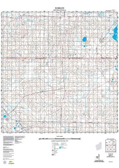 2731-1 Bowler Topographic Map by Landgate (2015)