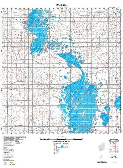 2731-3 Magenta Topographic Map by Landgate (2015)