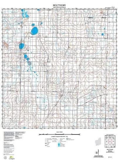2734-4 Moltthomy Topographic Map by Landgate (2015)