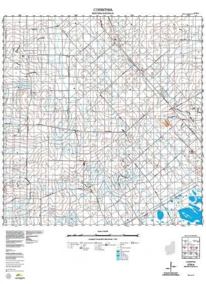 2735-4 Corinthia Topographic Map by Landgate (2015)
