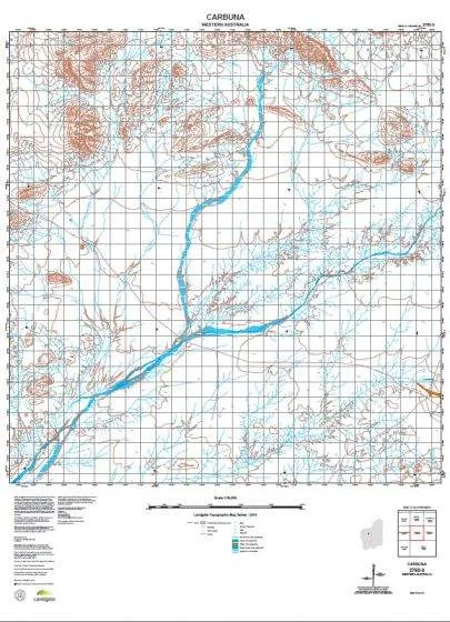 2750-3 Carbuna Topographic Map by Landgate (2015)