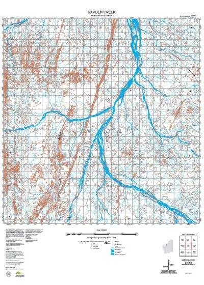 2754-2 Garden Creek Topographic Map by Landgate (2015)