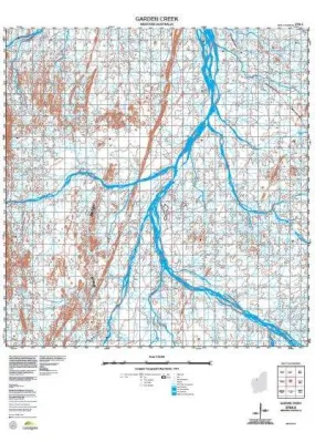 2754-2 Garden Creek Topographic Map by Landgate (2015)