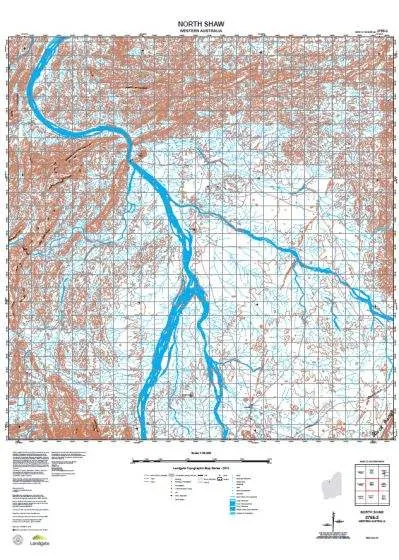 2755-2 North Shaw Topographic Map by Landgate (2015)