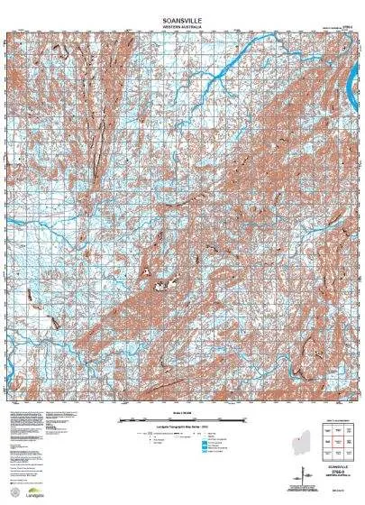 2755-3 Soansville Topographic Map by Landgate (2015)