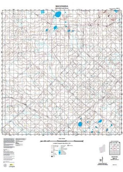 2831-3 Magdhaba Topographic Map by Landgate (2015)
