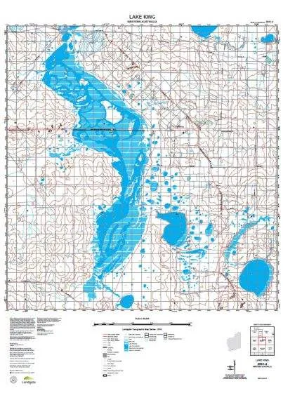 2831-4 Lake King Topographic Map by Landgate (2015)