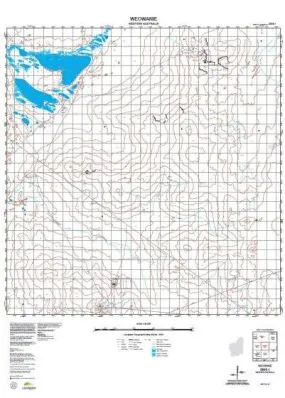 2835-1 Weowanie Topographic Map by Landgate (2015)