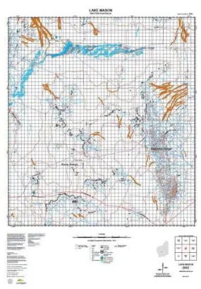 2842 Lake Mason Topographic Map by Landgate (2015)