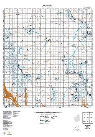 2843 Montagu Topographic Map by Landgate (2015)