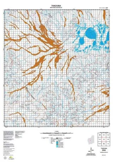 2846 Thaduna Topographic Map by Landgate (2015)