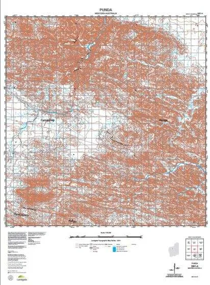 2851-4 Punda Topographic Map by Landgate (2015)