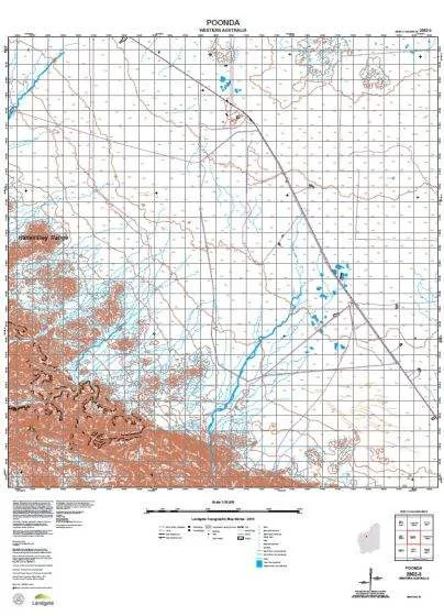 2852-3 Poonda Topographic Map by Landgate (2015)