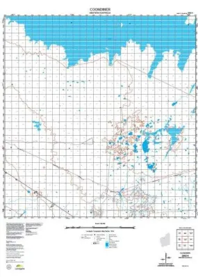 2852-4 Coondiner Topographic Map by Landgate (2015)