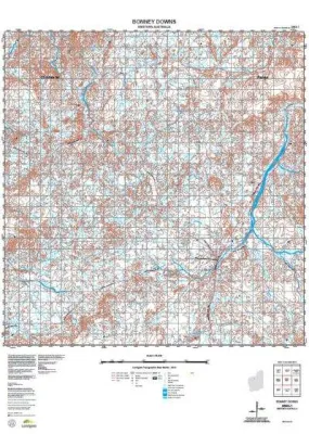 2853-1 Bonney Downs Topographic Map by Landgate (2015)