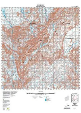 2854-2 Mondana Topographic Map by Landgate (2015)