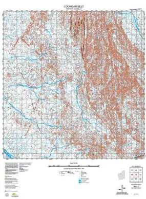 2854-3 Coongan Belt Topographic Map by Landgate (2015)