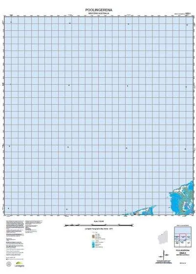 2858-3 Poolingerena Topographic Map by Landgate (2015)