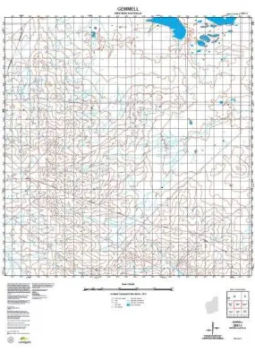 2931-1 Gemmell Topographic Map by Landgate (2015)