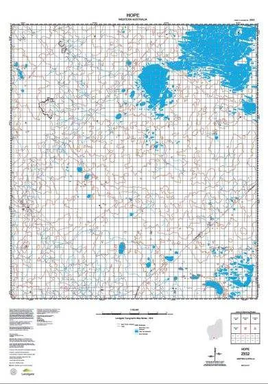 2932 Hope Topographic Map by Landgate (2015)
