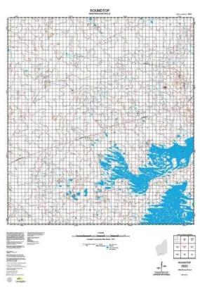 2933 Roundtop Topographic Map by Landgate (2015)