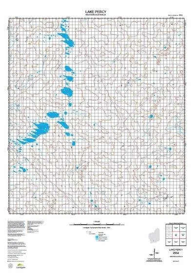 2934 Lake Percy Topographic Map by Landgate (2015)