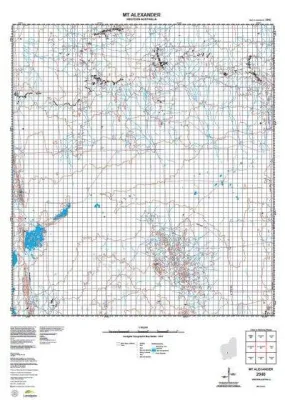 2940 Mt Alexander Topographic Map by Landgate (2015)