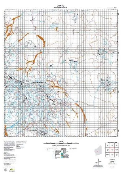 2945 Cunyu Topographic Map by Landgate (2015)