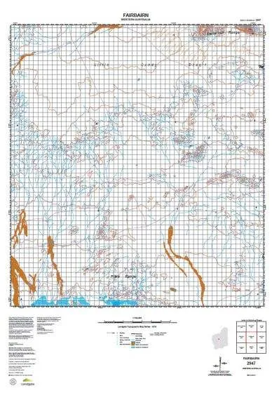 2947 Fairbairn Topographic Map by Landgate (2015)