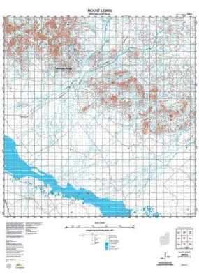 2952-4 Mount Lewin Topographic Map by Landgate (2015)