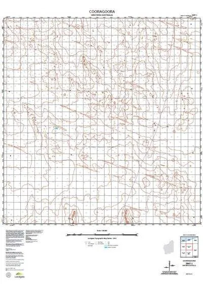 2957-1 Cooragoora Topographic Map by Landgate (2015)