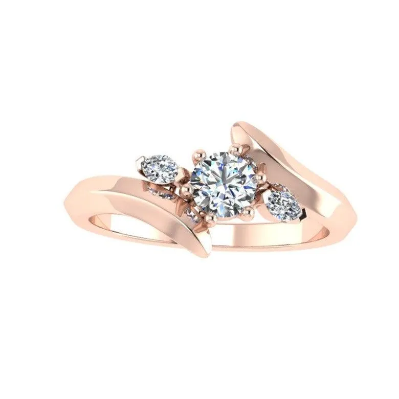 3 Stone Diamond Engagement Ring (0.10 ct. tw.)