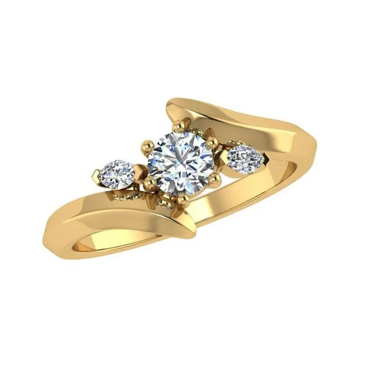 3 Stone Diamond Engagement Ring (0.10 ct. tw.)