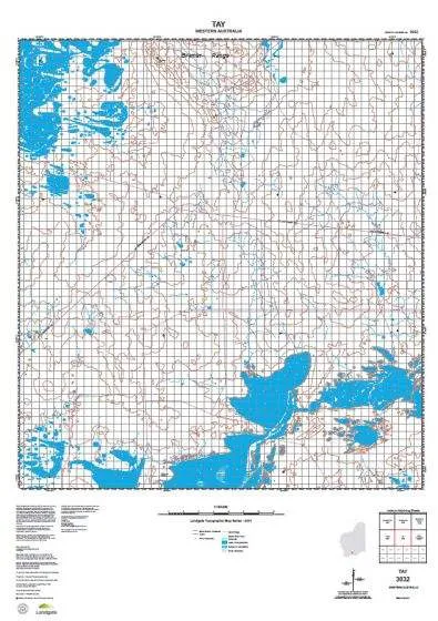 3032 Tay Topographic Map by Landgate (2015)