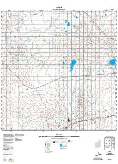 3036-2 Ubini Topographic Map by Landgate (2015)