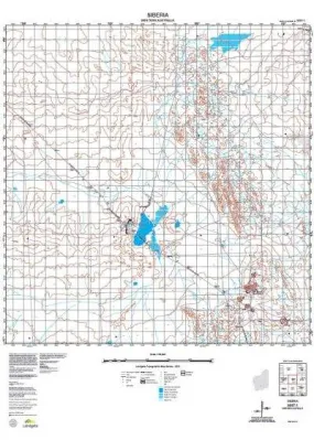 3037-1 Siberia Topographic Map by Landgate (2015)