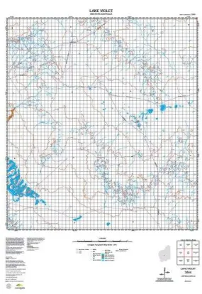 3044 Lake Violet Topographic Map by Landgate (2015)