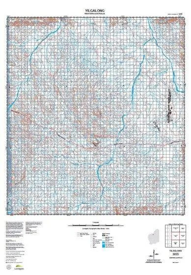 3055 Yilgalong Topographic Map by Landgate (2015)