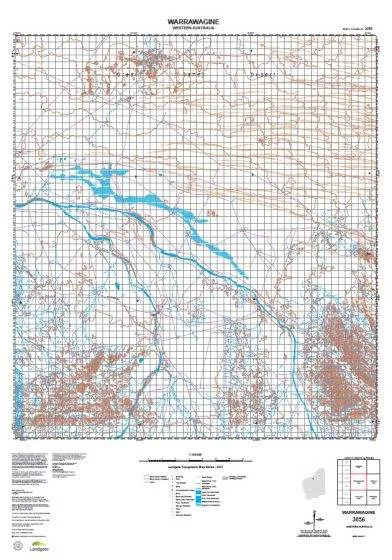 3056 Warrawagine Topographic Map by Landgate (2015)