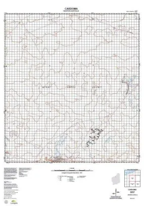 3057 Cardoma Topographic Map by Landgate (2015)