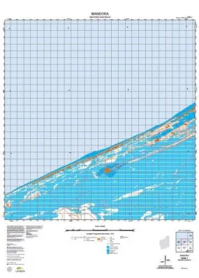 3058-1 Mandora Topographic Map by Landgate (2015)