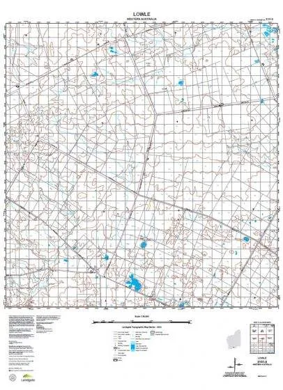3131-3 Lowle Topographic Map by Landgate (2015)