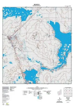 3138 Menzies Topographic Map by Landgate (2015)